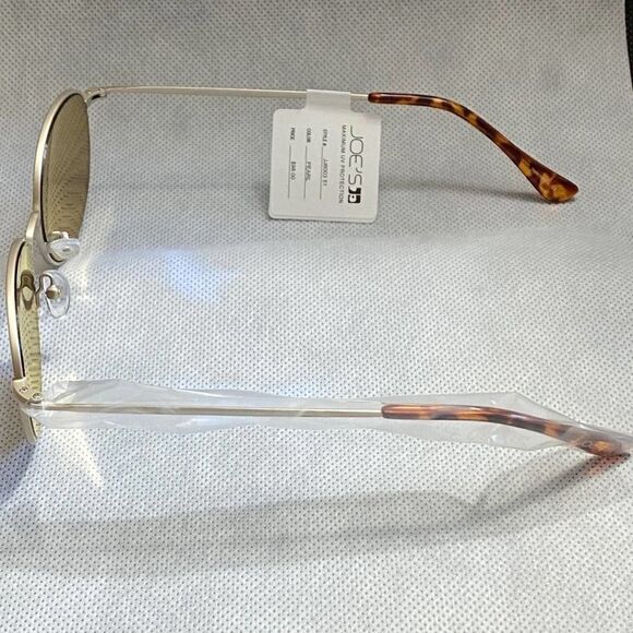 Joe’s Jeans Pearl Round Sunglasses Brown Lenses - Picture 7 of 9